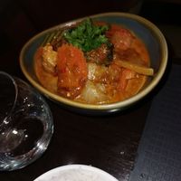 Malaysian nyonya curry with tofu and vegetables at Tuk Tuk Asian Bistro in Newtownards
