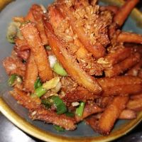 Salt and chilli sweet potato fries at Tuk Tuk Asian Bistro in Newtownards