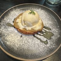 Vegan tarte Tatin  at BUNK Hotel Restaurant in Utrecht