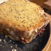 poppy seed cake vegan  at KARACHO in Aschaffenburg