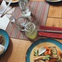 beide rechten Gerichte sind vegan  at Mama Thanh in Karlsruhe