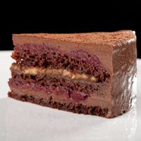 Vegan cake. at Kavarna - Zvezda in Ljubljana