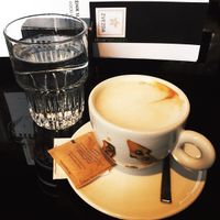 Coffee with oat mylk. at Kavarna - Zvezda in Ljubljana