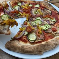 Vegetariana senza formaggio  at Pizzeria Kepris in Riomaggiore