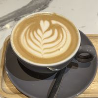 Oat lattee  at Helder & Leeuwen Café in Mannheim