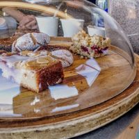 Delicious cake  at The Little Green Van in Edinburgh