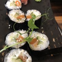 Sushi mit veganem Lachs, Gurke und Frischkäse   at Bome in Vechta