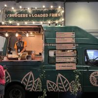 Feed the Village van at Formula E race at Excel in London    at Feed The Village in South East London