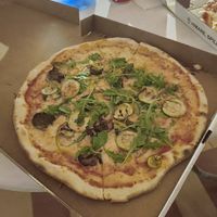 Vegetarian Pizza at Pizzeria Bella Italia in Himare