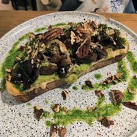 Vegan toast at Natif Coffee & Kitchen in Madrid
