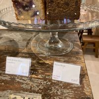 Vegan cakes at Natif Coffee & Kitchen in Madrid