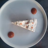 Vegan carrot cake. New addition! Yum! at YARD - Tales of Flavors in Euboea