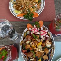 Sichuan tofu and pad thai at Asia Heidelberg - Freunde der Sichuan Küche in Heidelberg