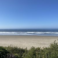 And the gorgeous view!  at Current Cafe & Lounge in Oceanside