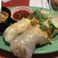 Veggie and tofu spring rolls  at Thai Bistro & Bar in Evansville