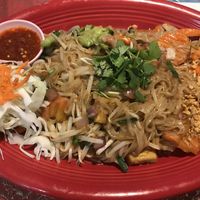Vegan pad Thai at Thai Bistro & Bar in Evansville
