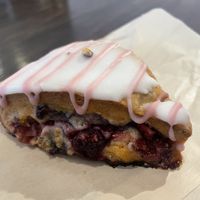 Vegan mixed berry scone  at Diva Espresso - Stone Way N in Seattle