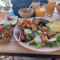 Brunch vegan at Turquesa in Setubal
