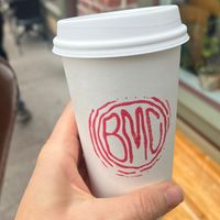 BMG coffee to go  at Big Mouth Coffee Roasters in Beacon
