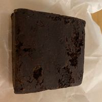 Vegan & gluten-free brownie  #Veganuary at Big Mouth Coffee Roasters in Beacon