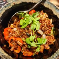 Basil "Pork" Bowl at FUHU Bar & Restaurant in Las Vegas