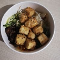 Crunchy Tofu Bibimbab at Seoul Chicken X Beer in Mildura
