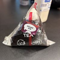 vegan spare rip onigiri  at Yaya Tea in New York City
