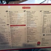 Menu at L'Osteria Rostock in Rostock