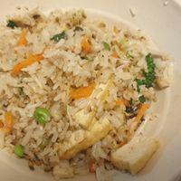 Vegan fried rice - serving is small at Nature's Wok - Cloud Kitchen in Bendigo