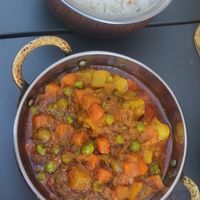 Mixed veg curry at Punjabi Dhaba La Spezia in La Spezia