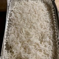 Plain white ricee  at Punjabi Dhaba La Spezia in La Spezia