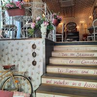 Entrance at Carolinas Petit Cafe & Tearoom in Sliema