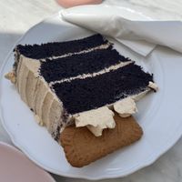 Biscoff cake vegan   at Carolinas Petit Cafe & Tearoom in Sliema