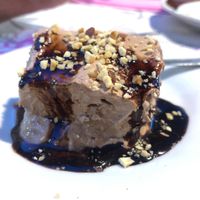 Chocolate cake at Hotel Luxor in Bellaria-igea Marina