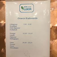 Opening hours  at Hotel Luxor in Bellaria-igea Marina