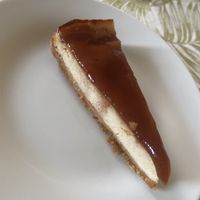 Veg cheese cake  at Hotel Luxor in Bellaria-igea Marina