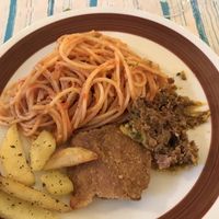 evening meal at Hotel Luxor in Bellaria-igea Marina