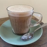 Oat hot chocolate   at The Chakra Lounge in Bakewell