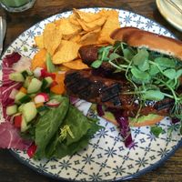 Vegan koftas  at The Chakra Lounge in Bakewell