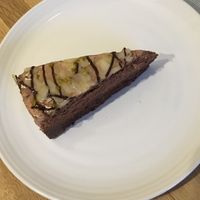 Chocolate almond torte (vegan)  at The Chakra Lounge in Bakewell