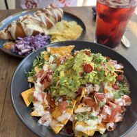 Bombay nachos  at The Chakra Lounge in Bakewell