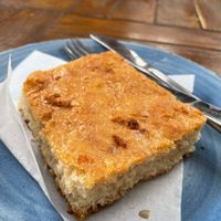 Coconut cake at Pastelaria Bonjour in Cascais