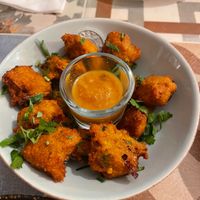 Lentil fritters at Da Prata 52 in Lisbon