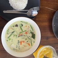 Green Curry just 120BHB, Smoothie 50THB  at Hom Mali Thai Food & Noodle in Ao Nang