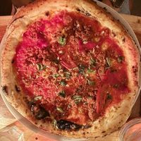 Red Mate pizza at Mother in Copenhagen