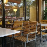 Outside seating at Samadhi in Berlin