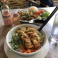 rice bowl, vegetable chop suey at Samadhi in Berlin