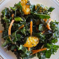 Kale salad with mandarin oranges and amazing dressing. at Zookz Sandwiches in Phoenix