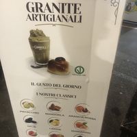 The granite options   at Cannoli & Co in Palermo