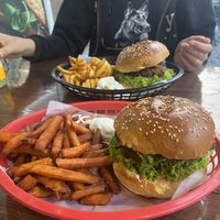 Big Mamma with sweet potatoes  at Burger Brothers Berlin in Berlin